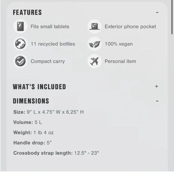 Dagne Dover Landon Carryall Extra Small in Dune - Picture 14 of 14